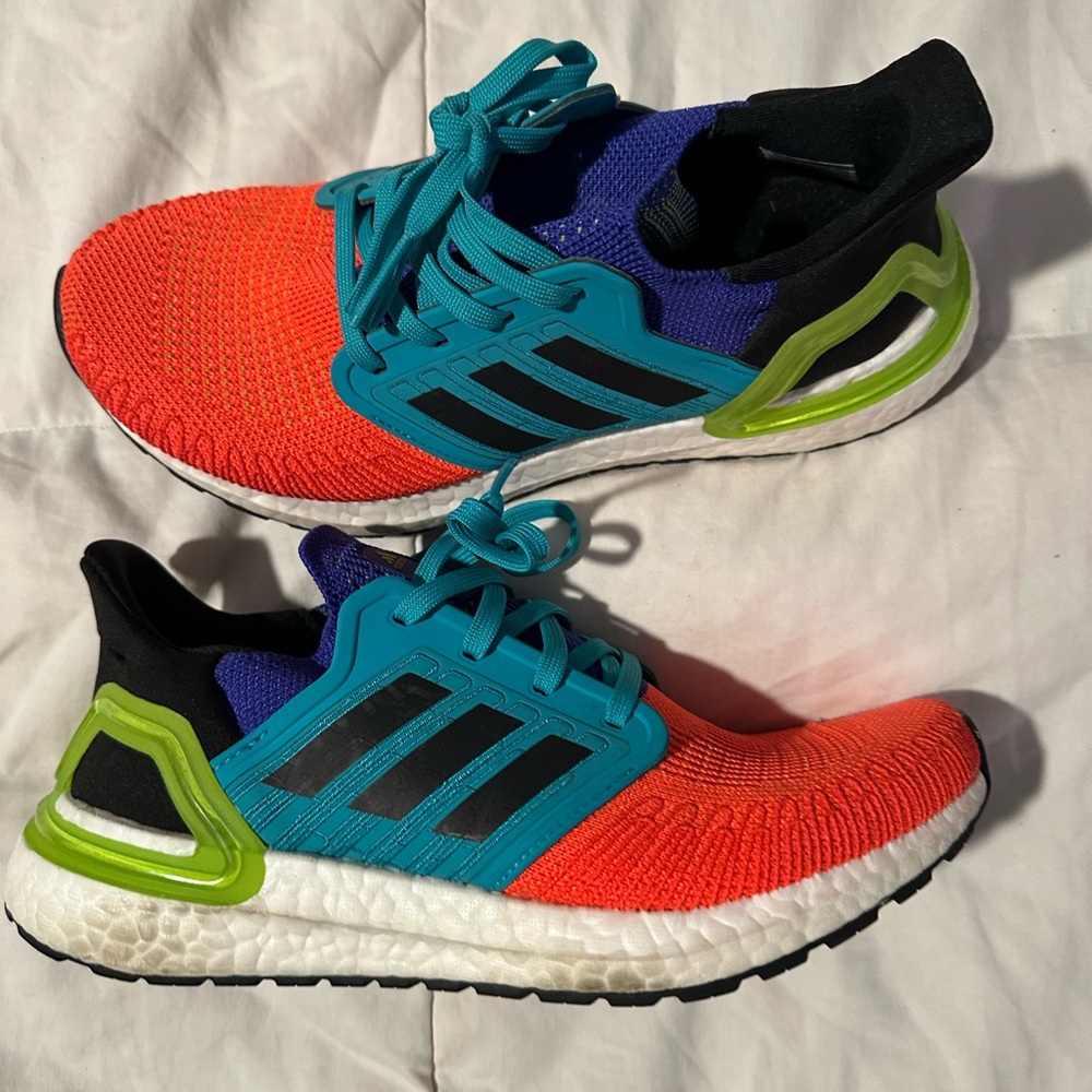 Adidas Ultraboost 20 Prime blue Sneakers Youth size 6 women’s 7.5